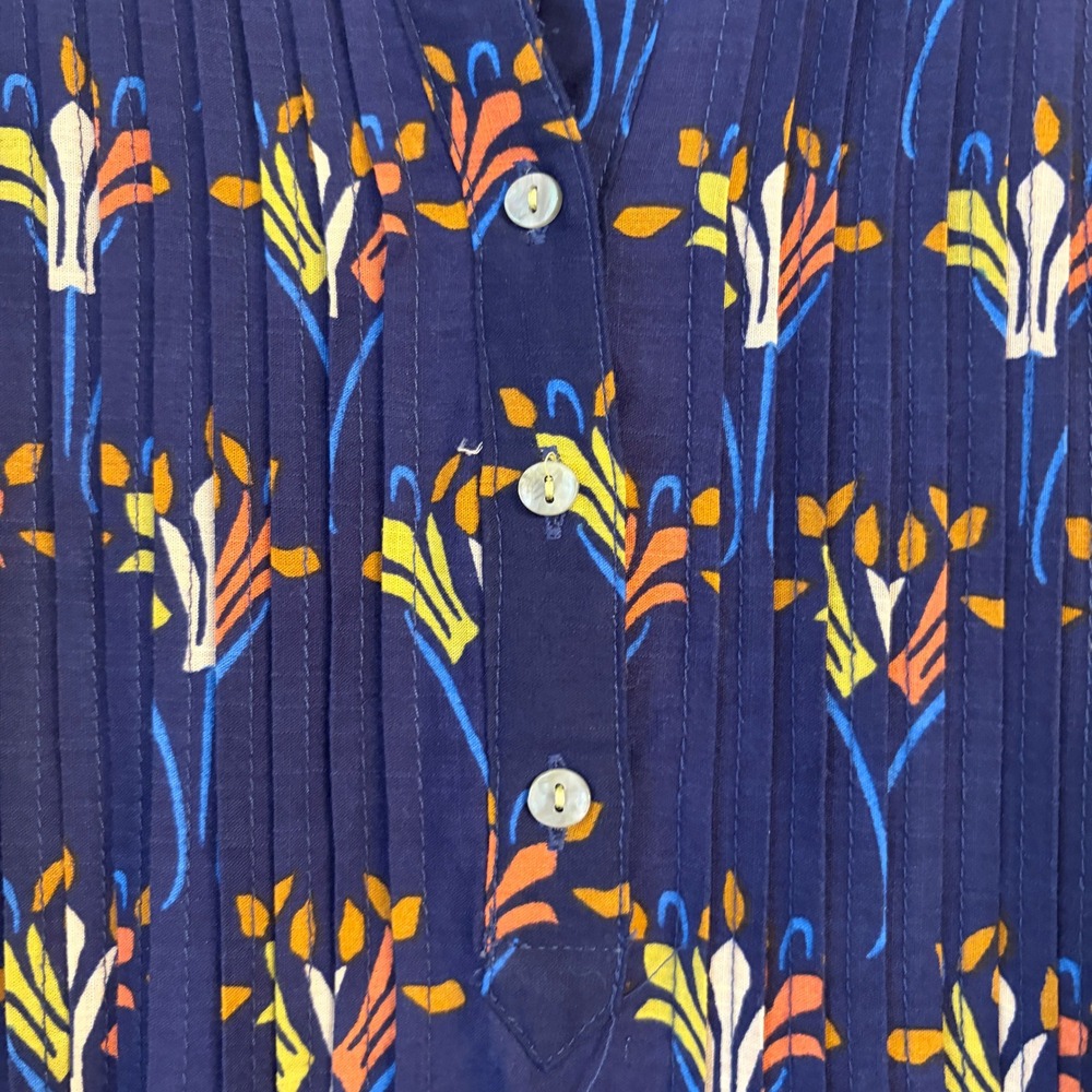 Anthropologie Maeve Cassandra Maxi Dress 1X Boho Pintuck Flutter Sleeve Floral - Picture 5 of 15